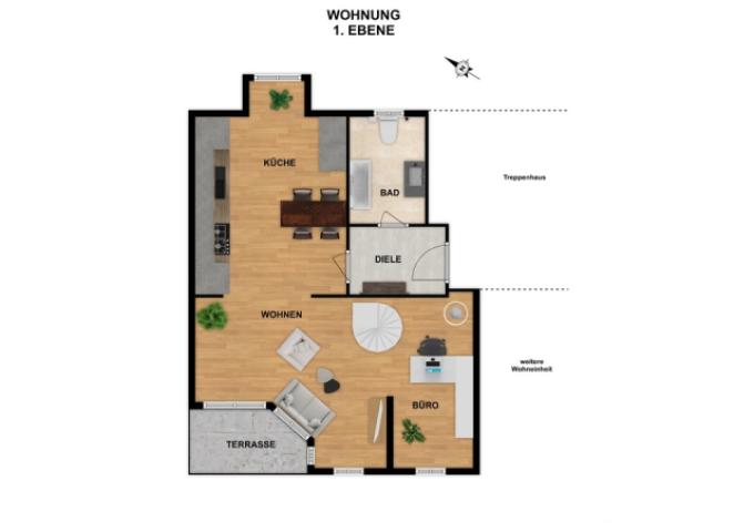 Grundriss 1.Ebene