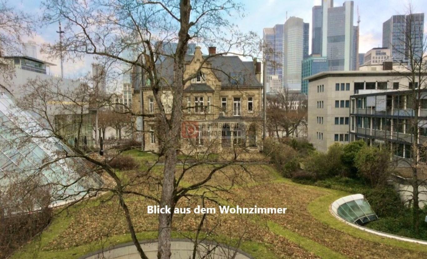 Blick aus dem Wohnzimmer