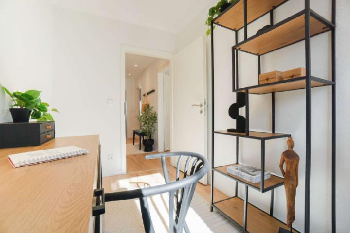 Blick aus dem Arbeitszimmer