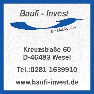 Logo Baufi-Invest  Immobilien, Finanzierungen, Versicherungen