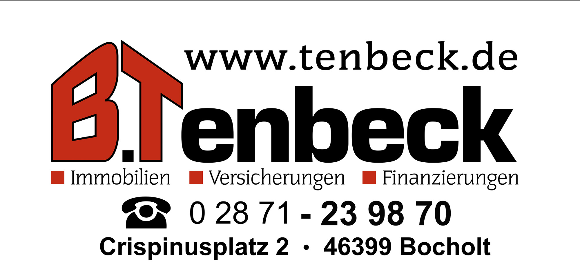 B. Tenbeck Immobilien & Versicherungen Logo