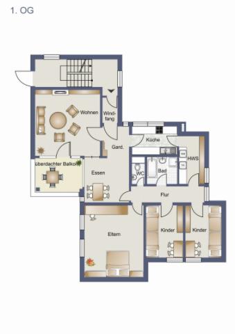 Grundriss 1. OG