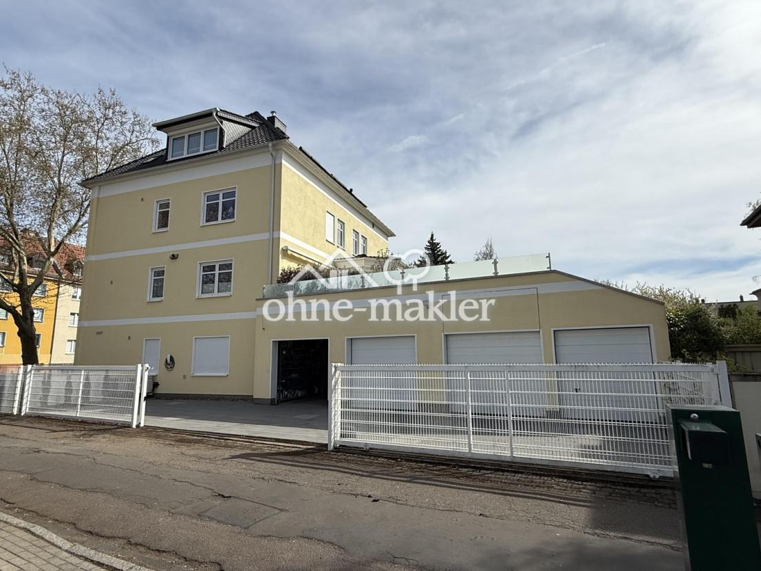 Nord-West-Ansicht des Hauses