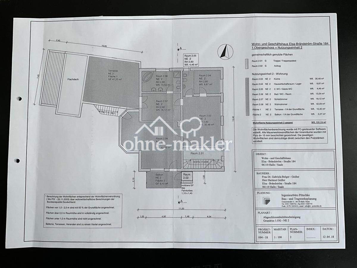 Grundriss 1. OG