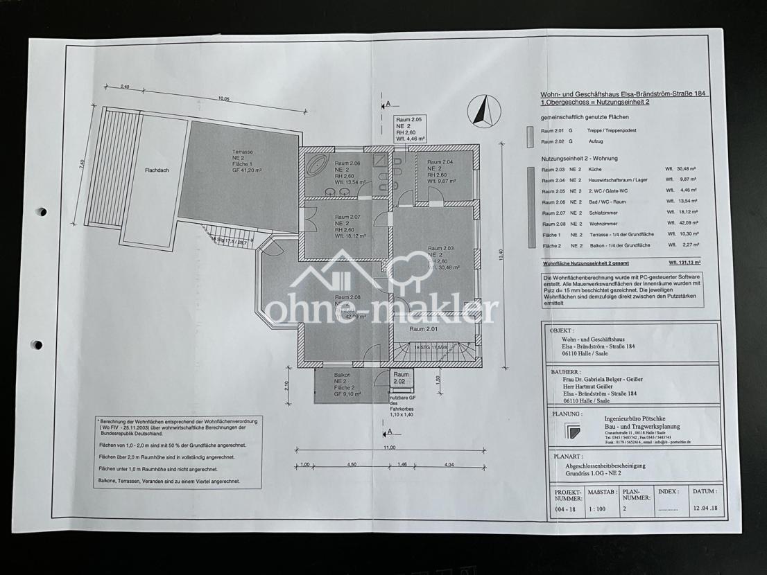 Grundriss 1. OG