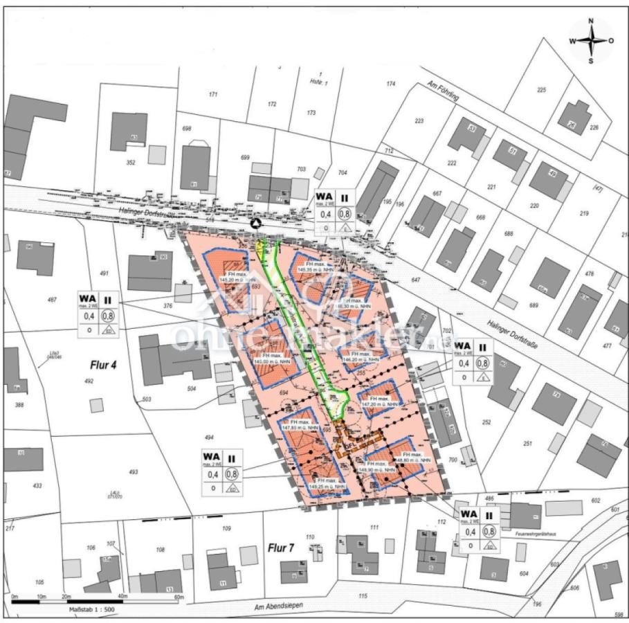 Auszug Bebauungsplan Nr. 240