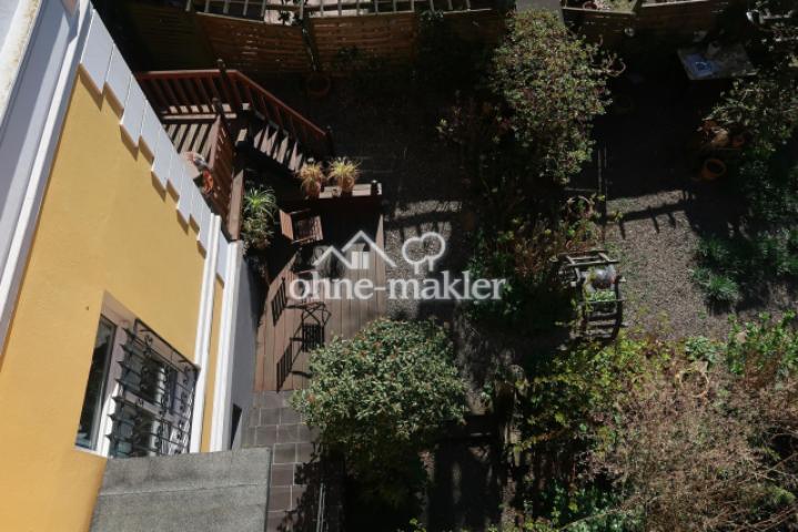 Blick auf die Terrasse 