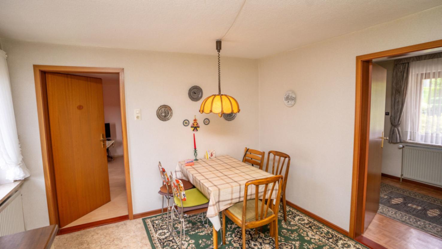 Essbereich in der Küche