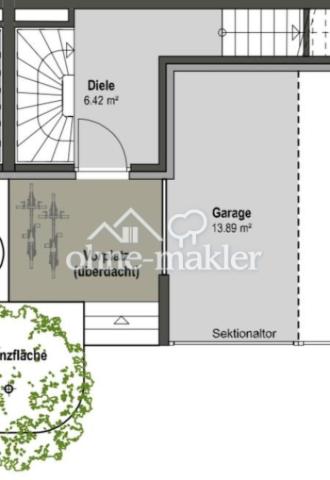 Grundriss - EG / Diele