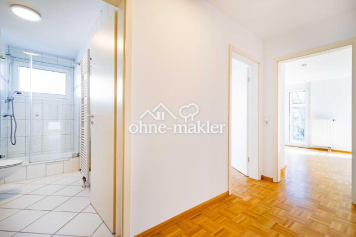 Flur Blick in die Zimmer