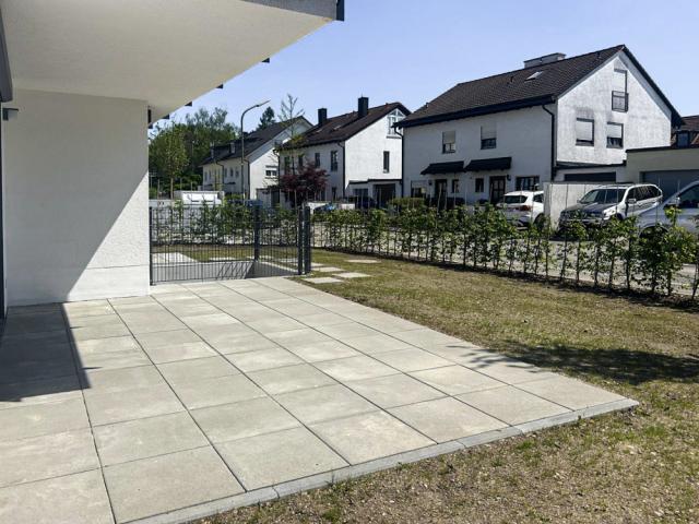 Terrasse und Garten I Aufnahmen aus der Bauphase