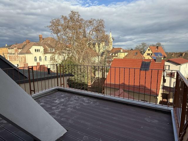 Aussicht vom Balkon 