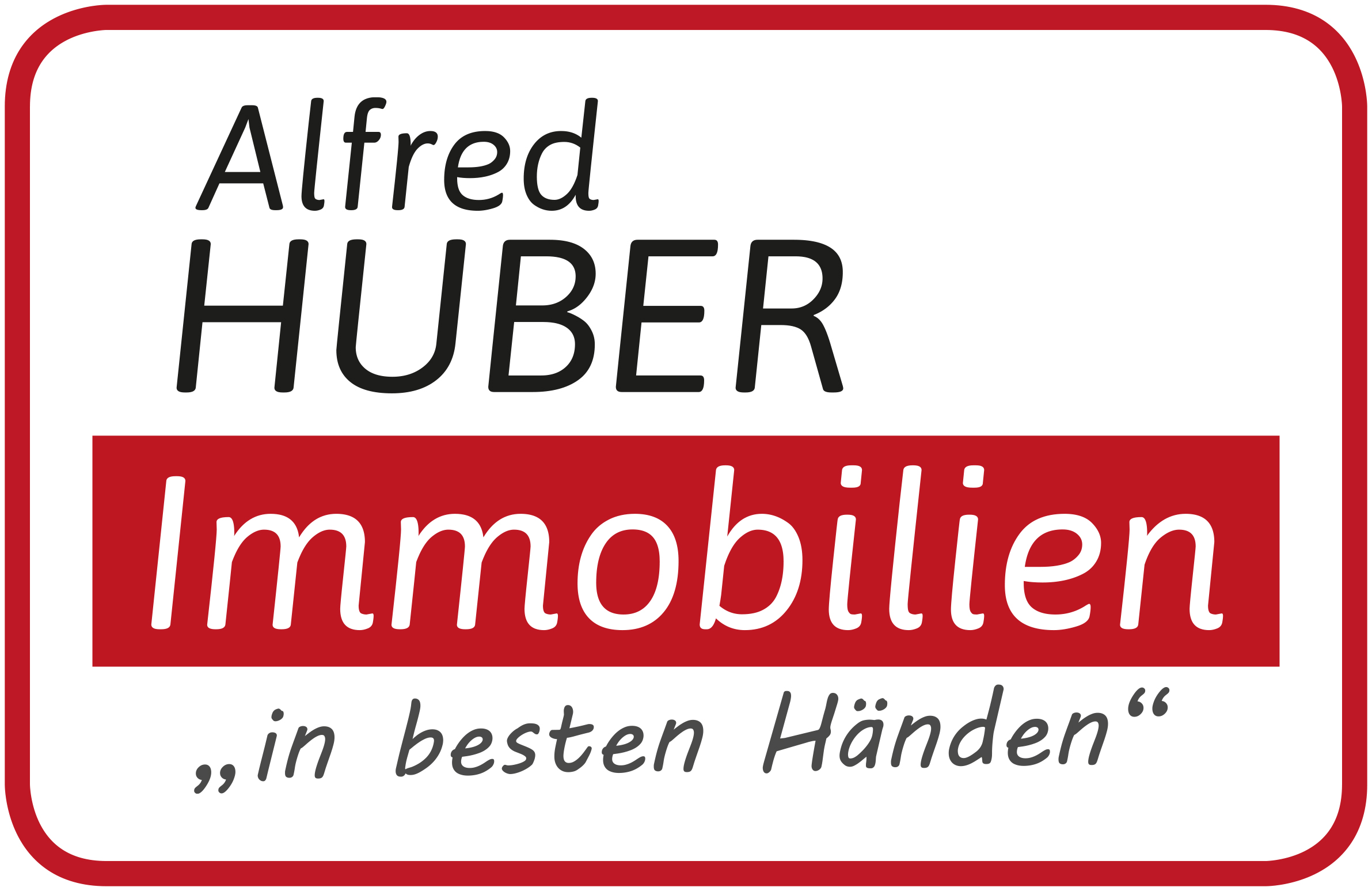 Alfred Huber Immobilien Logo