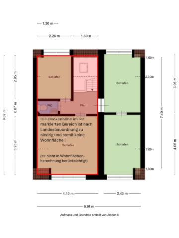 Grundriss Dachgeschoss korrigiert