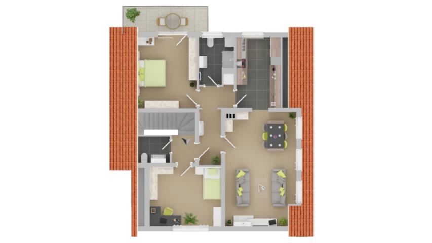 Grundriss Obergeschoss