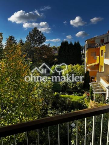 Blick vom Balkon