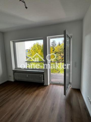 Blick auf Balkon