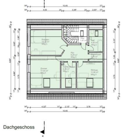 Dachgeschoss Whg. 3