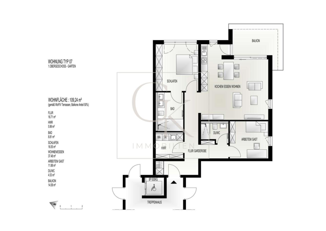 Grundriss Wohnungstyp 07
