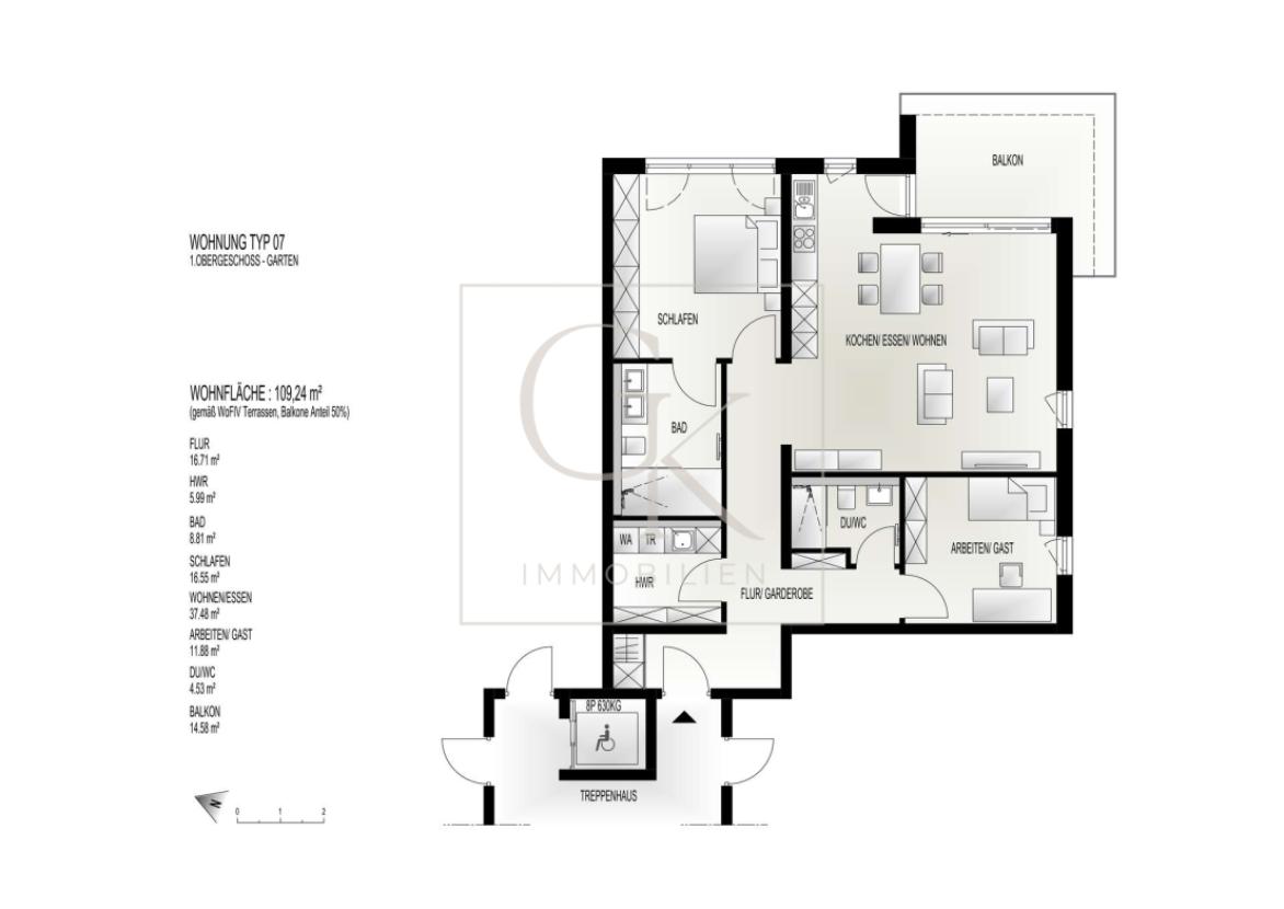 Grundriss Wohnungstyp 07