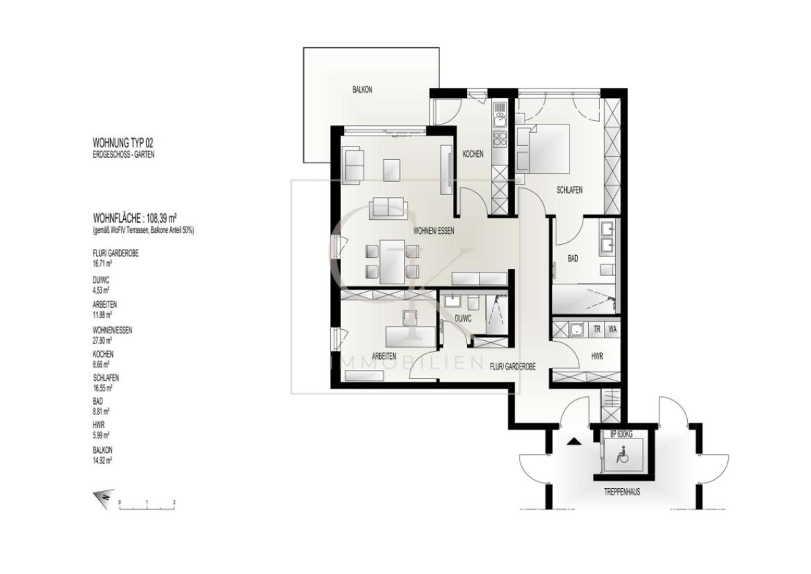 Grundriss Wohnungstyp 02
