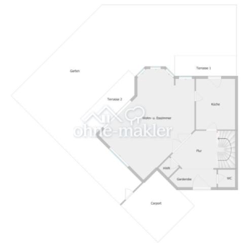 Grundriss EG + Garten