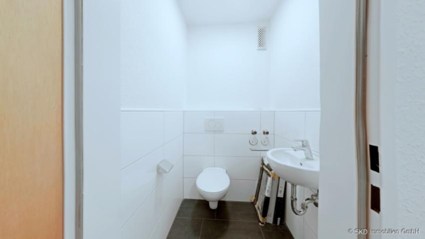 und das separate WC