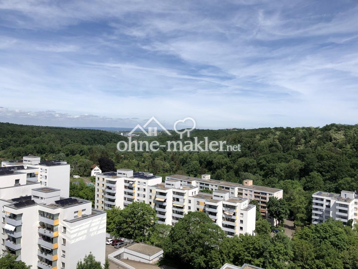 Aussicht vom Balkon