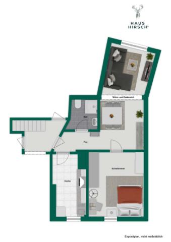 Grundriss Freihhofstraße 43, Stuttgart-Stammheim