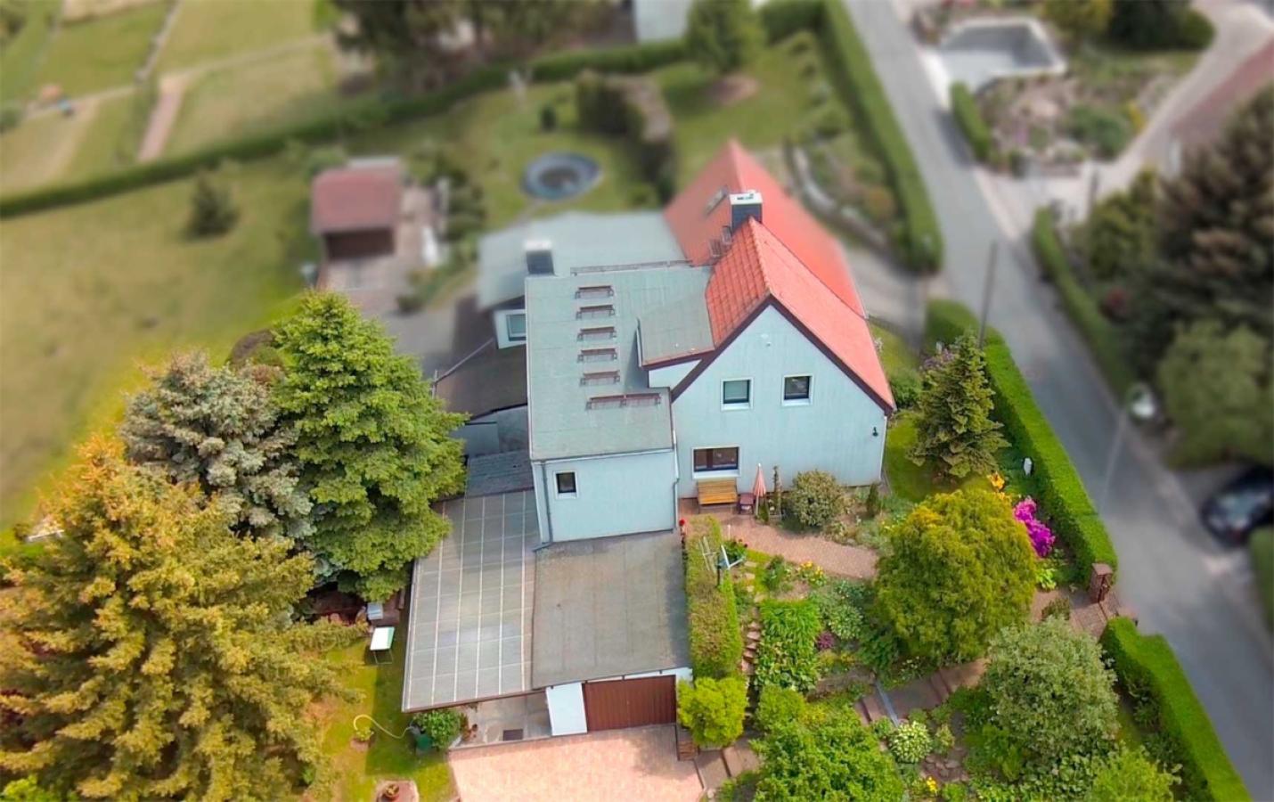 Westansicht-Luftaufnahme