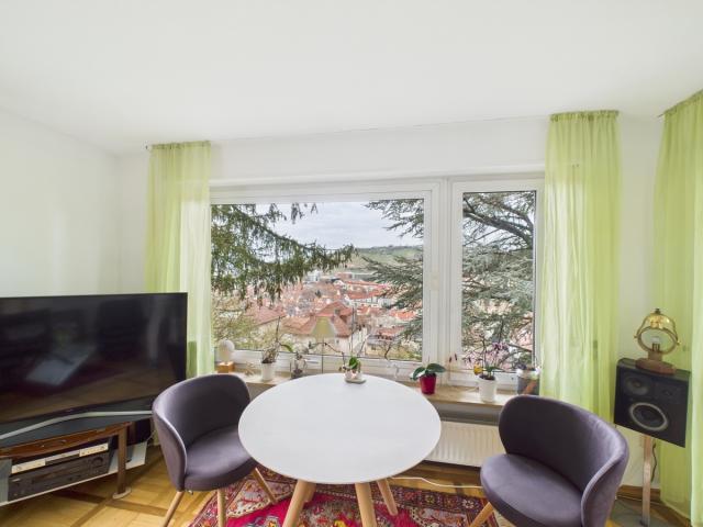 Aussicht vom Wohnzimmer