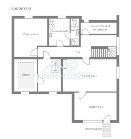 Grundriss Souterrain