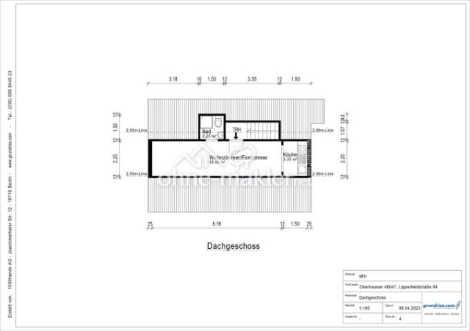 Grundriss Zimmer DG