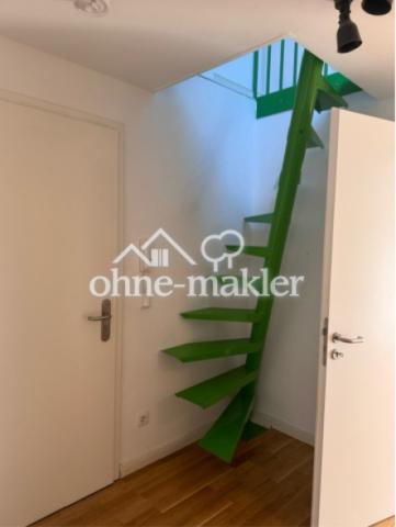 Treppe zum Spitzboden