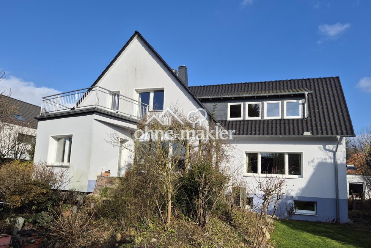 Rückseite des Hauses