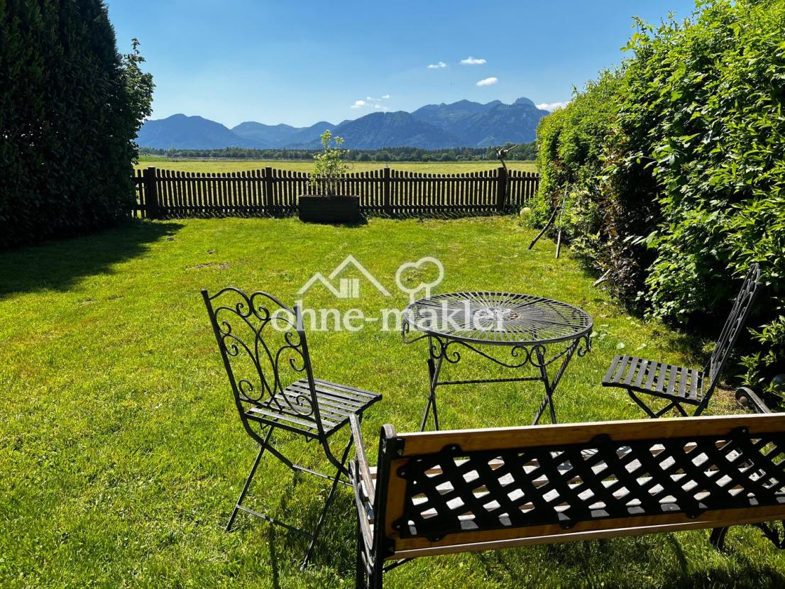 Ausblick vom Garten