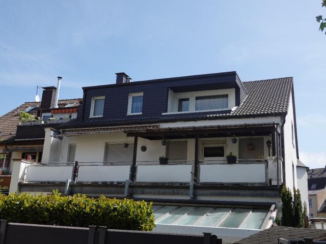 Balkonansicht auf der Hausrückseite