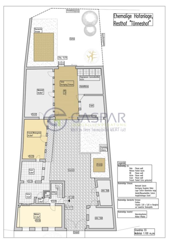 Hofanlage Grundriss EG