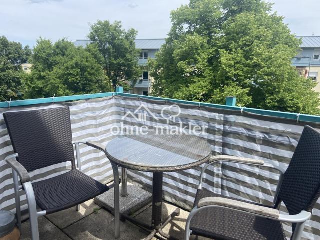 Sonniger Balkon
