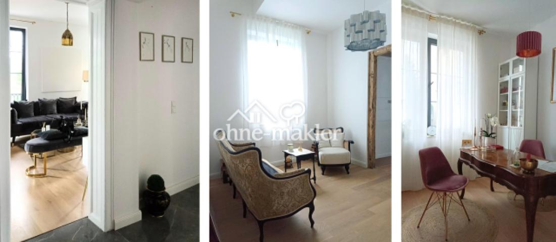 Flur, Wartezimmer und Büro EG