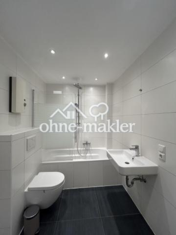 frisch renoviertes Badezimmer