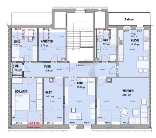 DG Ebersdorfer 13 WE 4.1 6R 140 m²
