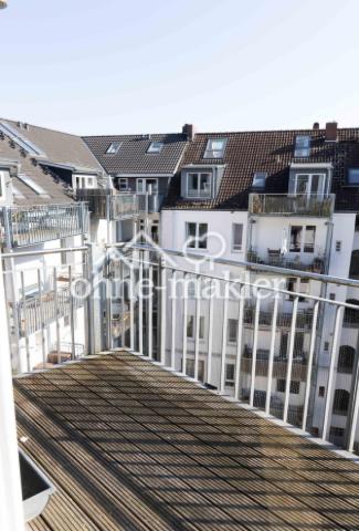 sonniger Balkon