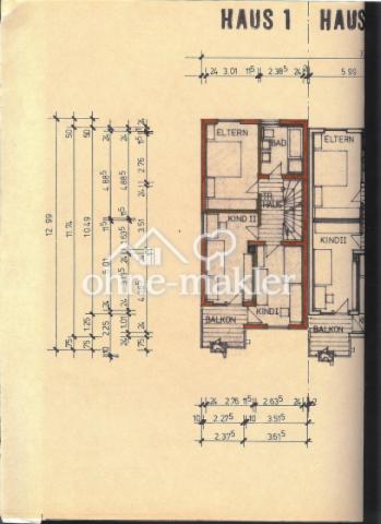 Grundriss Obergeschos