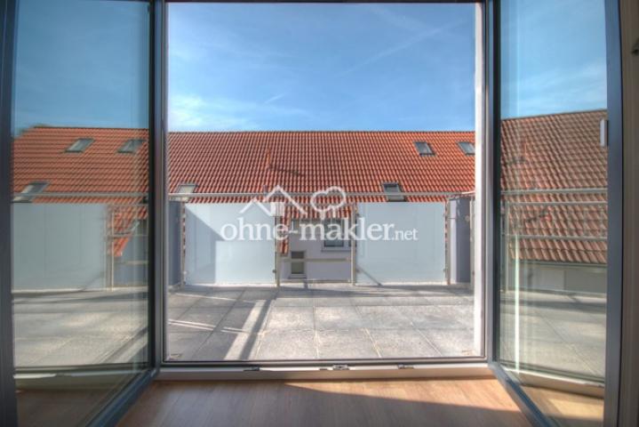 Balkon-Anblick DG-Wohnung