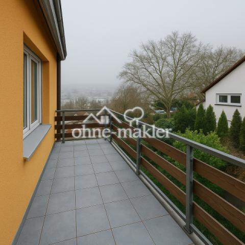 Großer Balkon