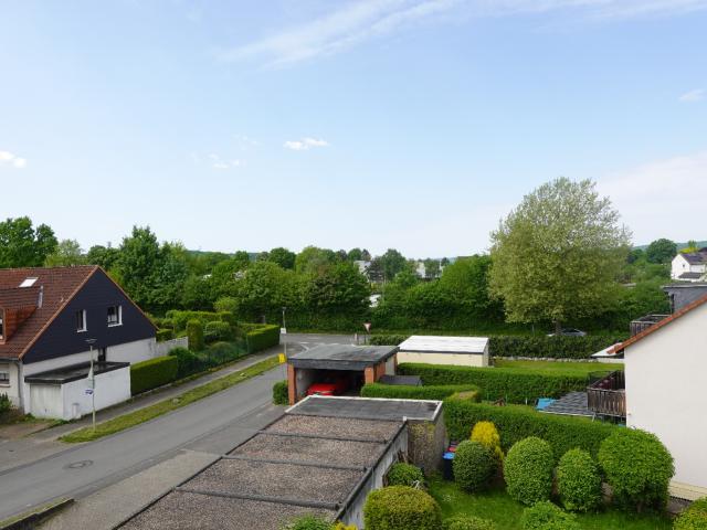 Schöne Aussicht von der Loggia