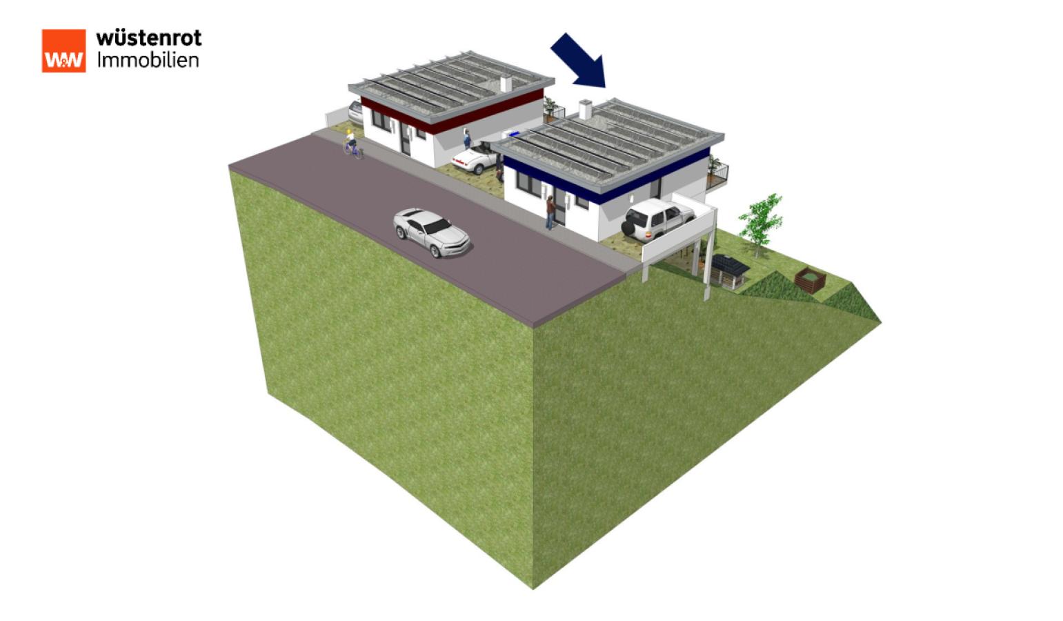 Visualisierung Straßenansicht