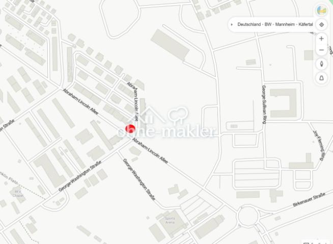 Lage in MA Käfertal /Franklin 