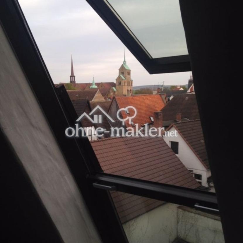 DG-Balkonfenster Blick auf Dom